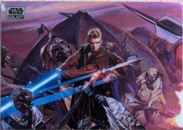 2024 Topps Chrome Galaxy Anakin Skywalker's Revenge #7 card