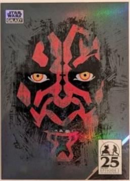 2024 Topps Chrome Galaxy Art of Darth Maul Battle Worn #AM-8 card