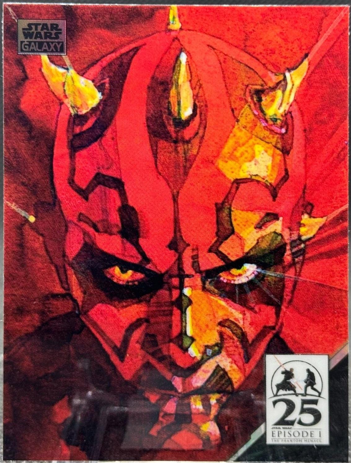 2024 Topps Chrome Galaxy Art of Darth Maul Darth Maul Galaxy 7 #AM-6 card