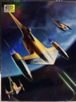 2024 Topps Chrome Galaxy Art of Naboo N-1 Starfighter #AN-10 card