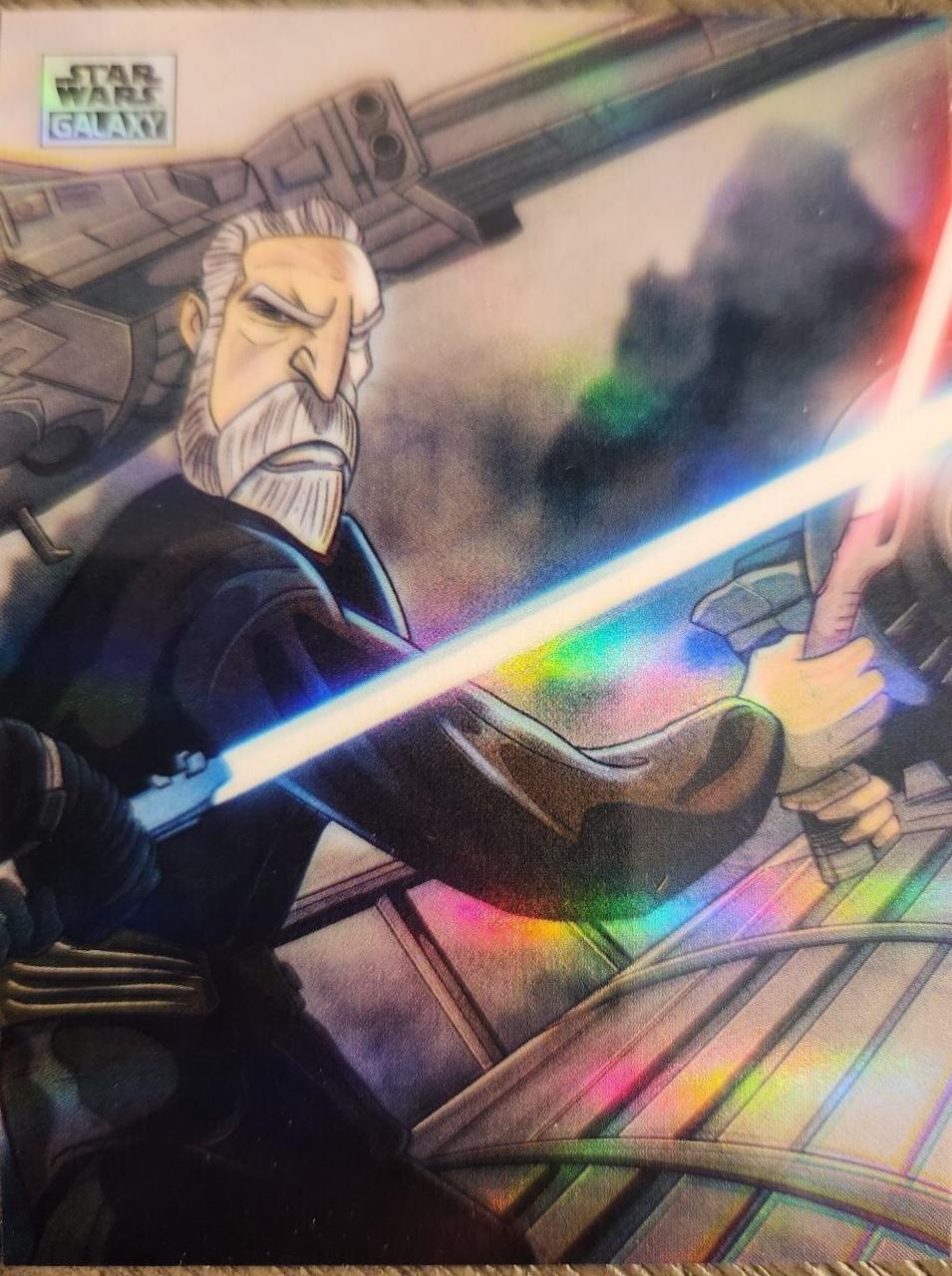 2024 Topps Chrome Galaxy Art of the Sith Count Dooku #AS-5 card
