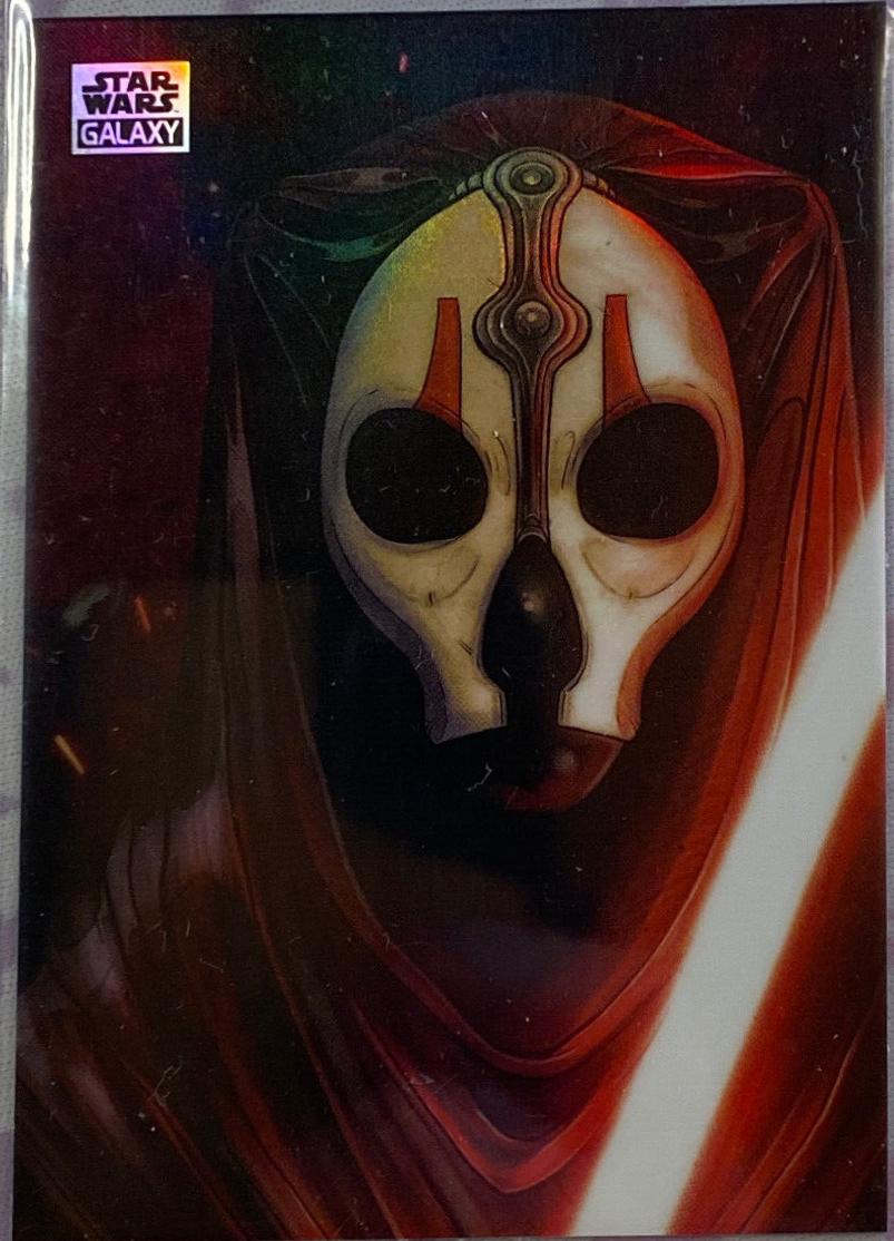 2024 Topps Chrome Galaxy Art of the Sith Darth Nihilus #AS-6 card