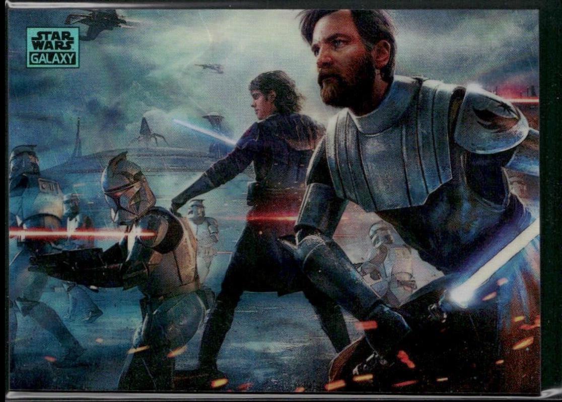 2024 Topps Chrome Galaxy Battle of Kamino [Aqua Lava Refractor] #9 card