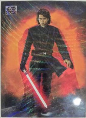 2024 Topps Chrome Galaxy Becoming Darth Vader [Wave Refractor] #8 card