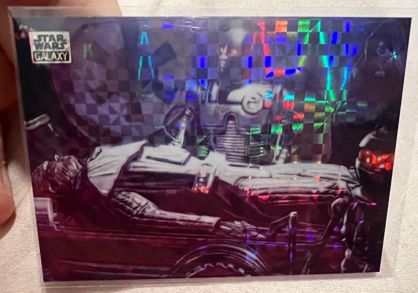 2024 Topps Chrome Galaxy Becoming Darth Vader [X-Fractor] #8 card