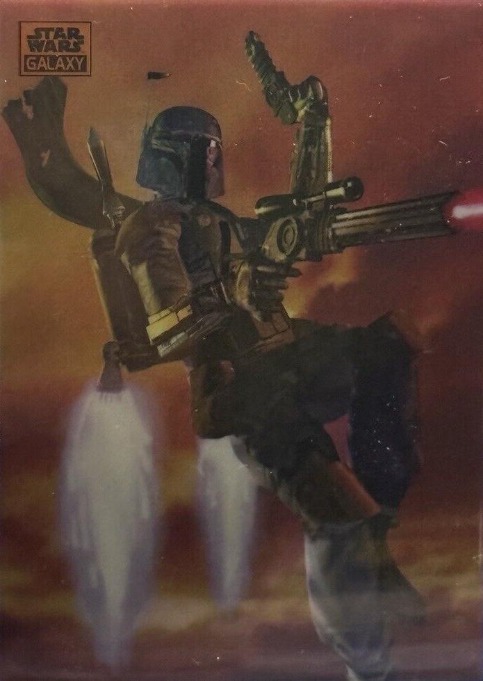 2024 Topps Chrome Galaxy Boba Fett's Jetpack [Orange Refractor] #24 card