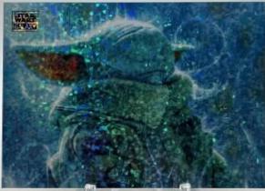 2024 Topps Chrome Galaxy Call the Jedi [Mini Diamond Refractor] #76 card