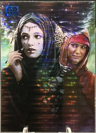 2024 Topps Chrome Galaxy Daring Deception [Mini Diamond Refractor] #56 card