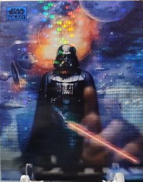 2024 Topps Chrome Galaxy From Hero to Villiain [Aqua Sonar Refractor] #63 card