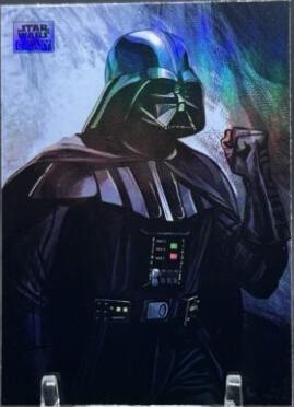 2024 Topps Chrome Galaxy Galactic Empire Art Darth Vader #GE-15 card