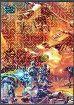 2024 Topps Chrome Galaxy In the Heat of Battle [Mojo Refractor] #6 card