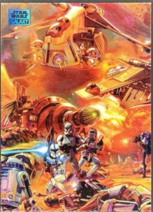 2024 Topps Chrome Galaxy In the Heat of Battle [Refractor] #6 card