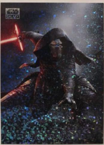 2024 Topps Chrome Galaxy Kylo Ren [Mini Diamond Refractor] #23 card