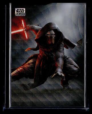 2024 Topps Chrome Galaxy Kylo Ren [Wave Refractor] #23 card
