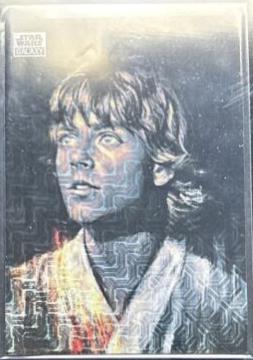 2024 Topps Chrome Galaxy Luke Skywalker [Refractor] #83 card