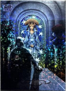 2024 Topps Chrome Galaxy Mourning for Padme [Mini Diamond Refractor] #31 card