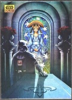 2024 Topps Chrome Galaxy Mourning for Padme [Refractor] #31 card