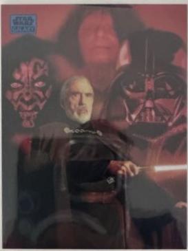 2024 Topps Chrome Galaxy Sith Lords [Blue Refractor] #25 card