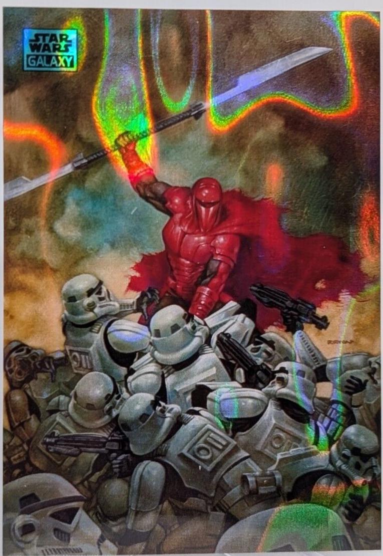 2024 Topps Chrome Galaxy The Crimson Crusader [Aqua Lava Refractor] #40 card