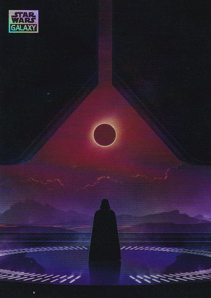 2024 Topps Chrome Galaxy The Dark Lord [Refractor] #28 card