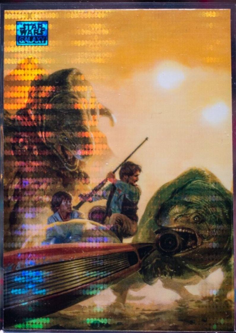 2024 Topps Chrome Galaxy Trouble on Tatooine [Aqua Refractor] #96 card