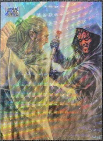 2024 Topps Chrome Galaxy Warriors of the Force [Wave Refractor] #1 card