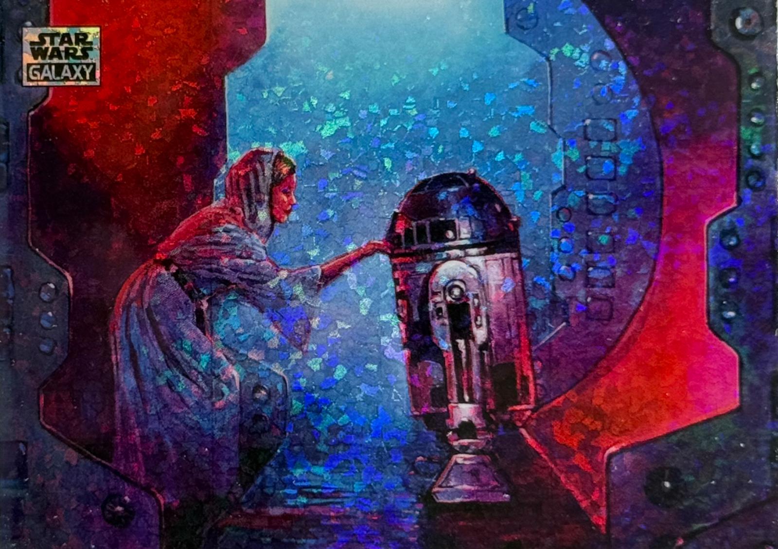 2024 Topps Chrome Galaxy You Are Our Only Hope [Mini Diamond Refractor] #90 card