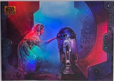 2024 Topps Chrome Galaxy You Are Our Only Hope [Orange Refractor] #90 card