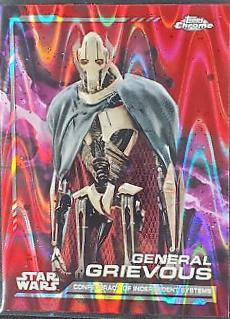 2024 Topps Chrome General Grievous [Red Wave Refractor] #135 card
