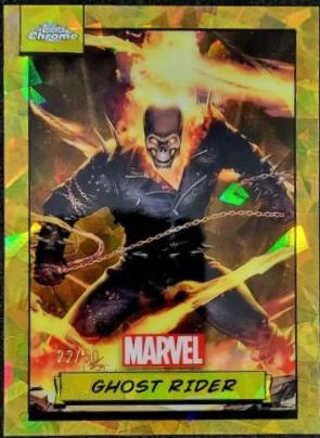 2024 Topps Chrome Ghost Rider [Gold Sapphire] #90 card