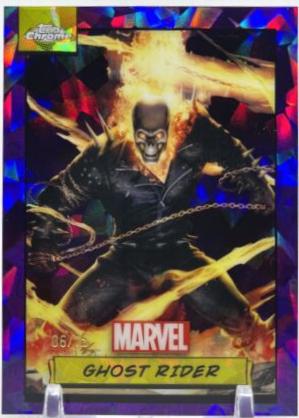 2024 Topps Chrome Ghost Rider [Purple Sapphire] #90 card