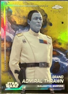 2024 Topps Chrome Grand Admiral Thrawn [Gold Refractor] #4 card