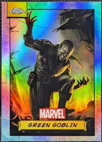2024 Topps Chrome Green Goblin [Green Refractor] #101 card