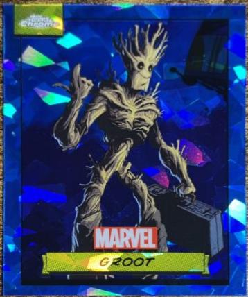 2024 Topps Chrome Groot [Sapphire] #70 card