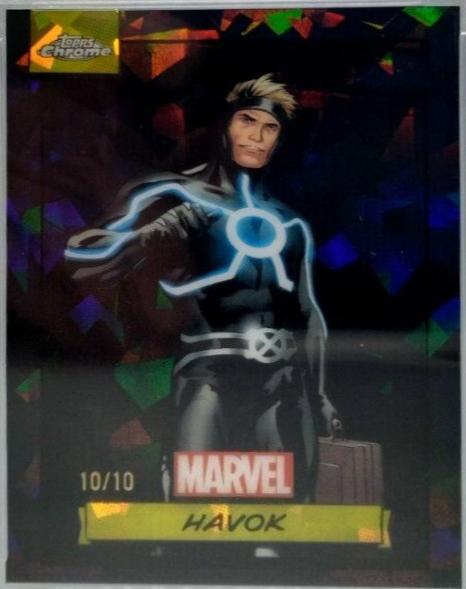 2024 Topps Chrome Havok [Black Sapphire] #138 card