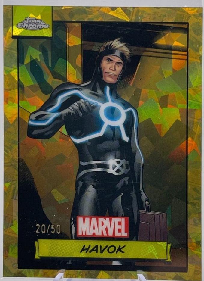 2024 Topps Chrome Havok [Gold Sapphire] #138 card