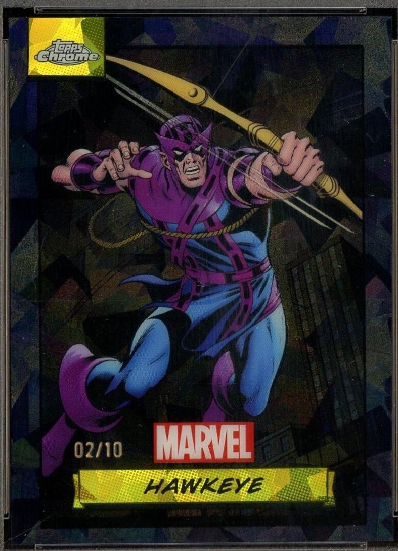 2024 Topps Chrome Hawkeye [Black Sapphire] #49 card