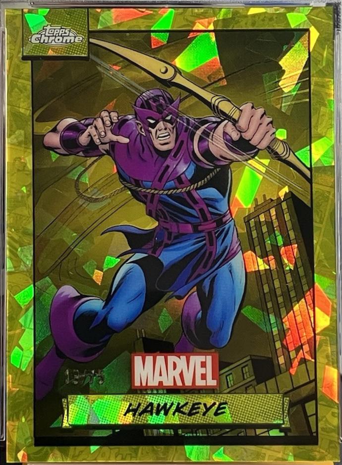 2024 Topps Chrome Hawkeye [Yellow Sapphire] #49 card