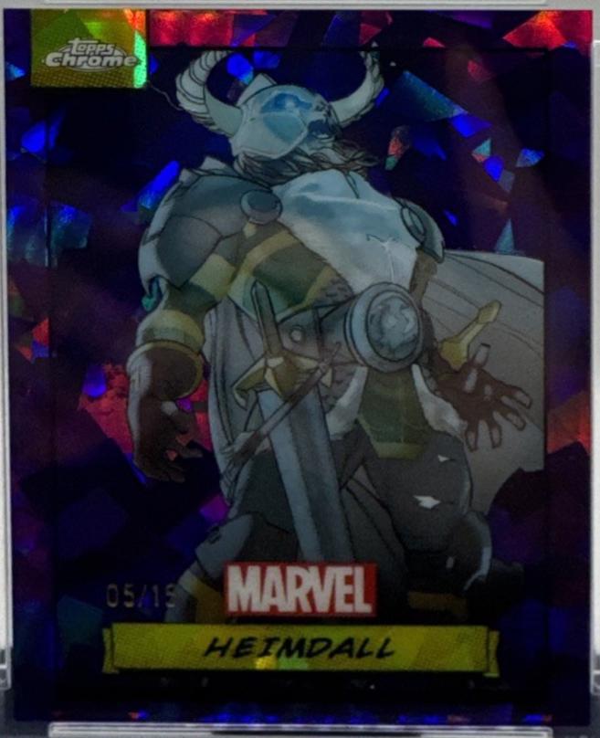 2024 Topps Chrome Heimdall [Purple Sapphire] #19 card