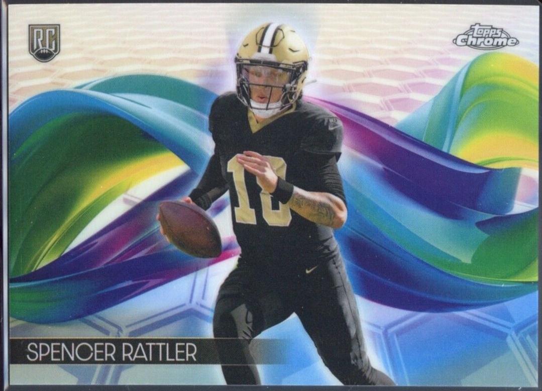 2024 Topps Chrome Helix Spencer Rattler #H-14 card
