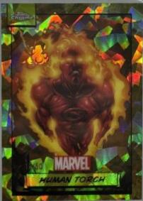 2024 Topps Chrome Human Torch [Gold Sapphire] #24 card