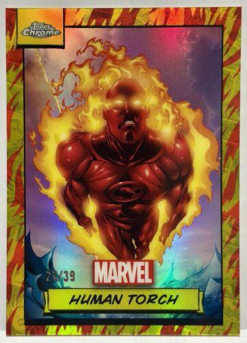 2024 Topps Chrome Human Torch [Human Torch Refractor] #24 card