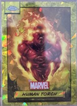 2024 Topps Chrome Human Torch [Yellow Sapphire] #24 card