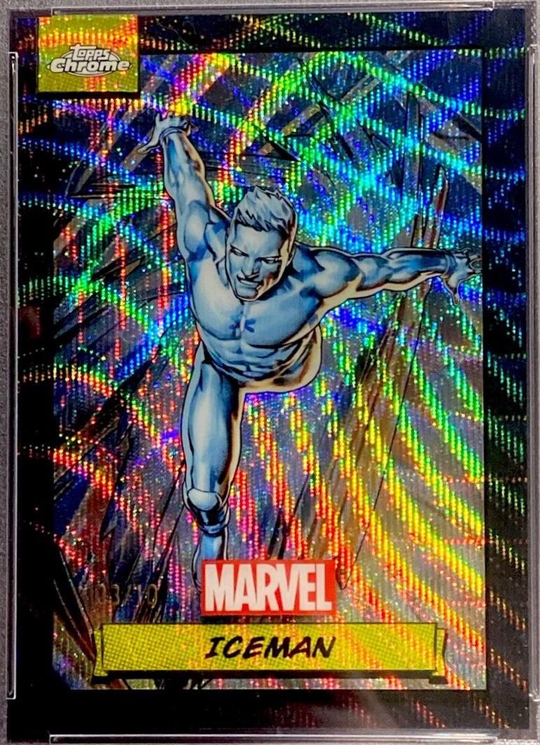 2024 Topps Chrome Iceman [Black Wave] #84 card