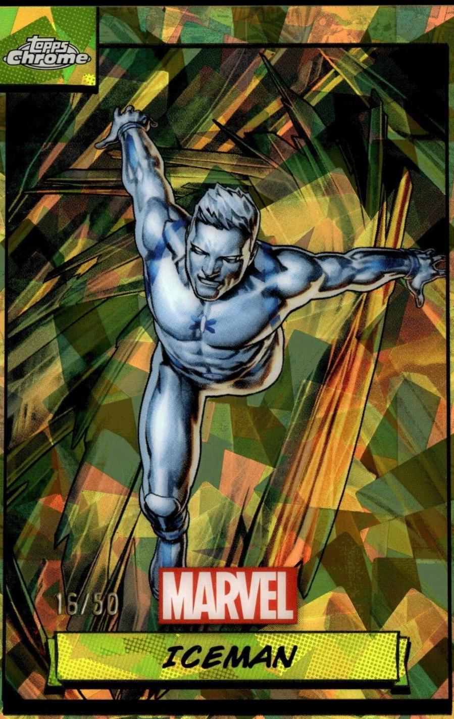 2024 Topps Chrome Iceman [Gold Sapphire] #84 card