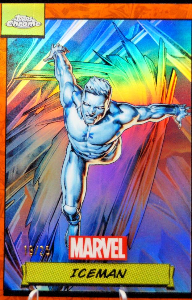 2024 Topps Chrome Iceman [Orange Refractor] #84 card