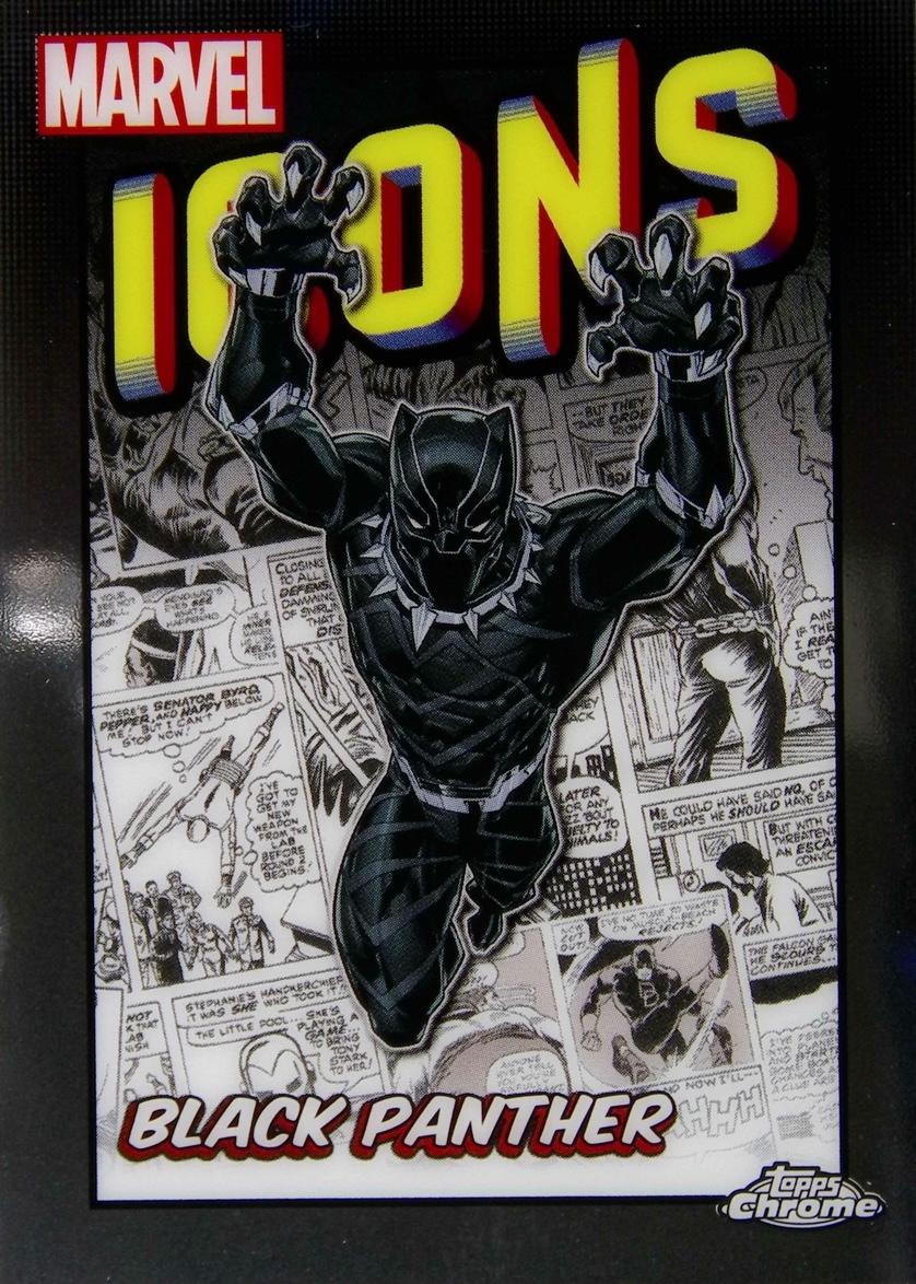 2024 Topps Chrome Icons Black Panther #MI-2 card