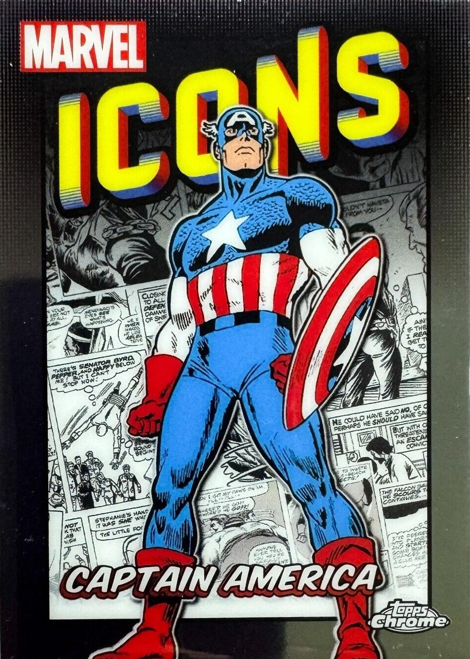 2024 Topps Chrome Icons Captain America #MI-5 card