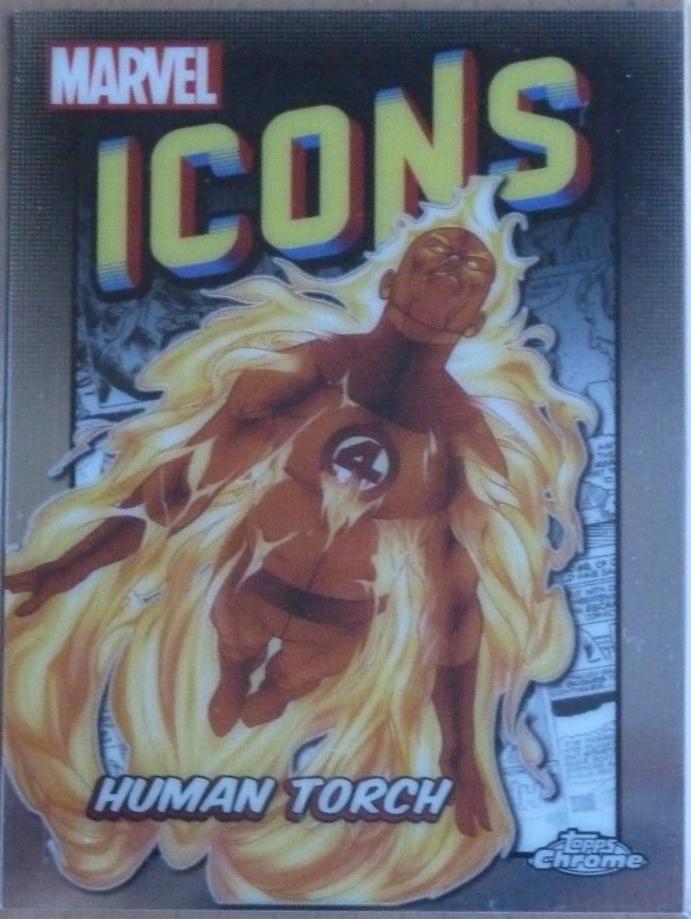2024 Topps Chrome Icons Human Torch #MI-7 card