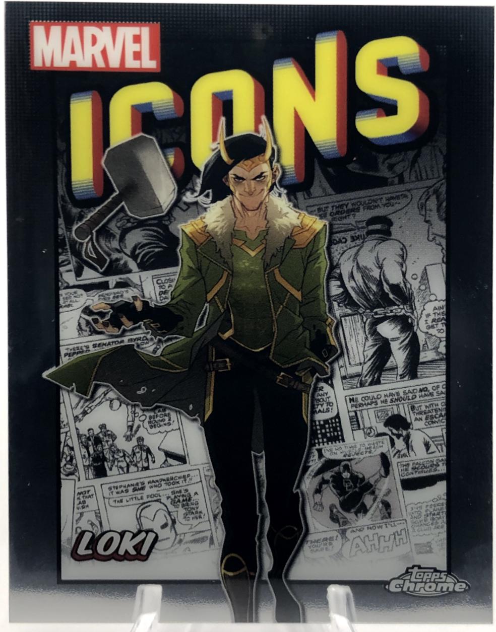 2024 Topps Chrome Icons Loki #MI-9 card